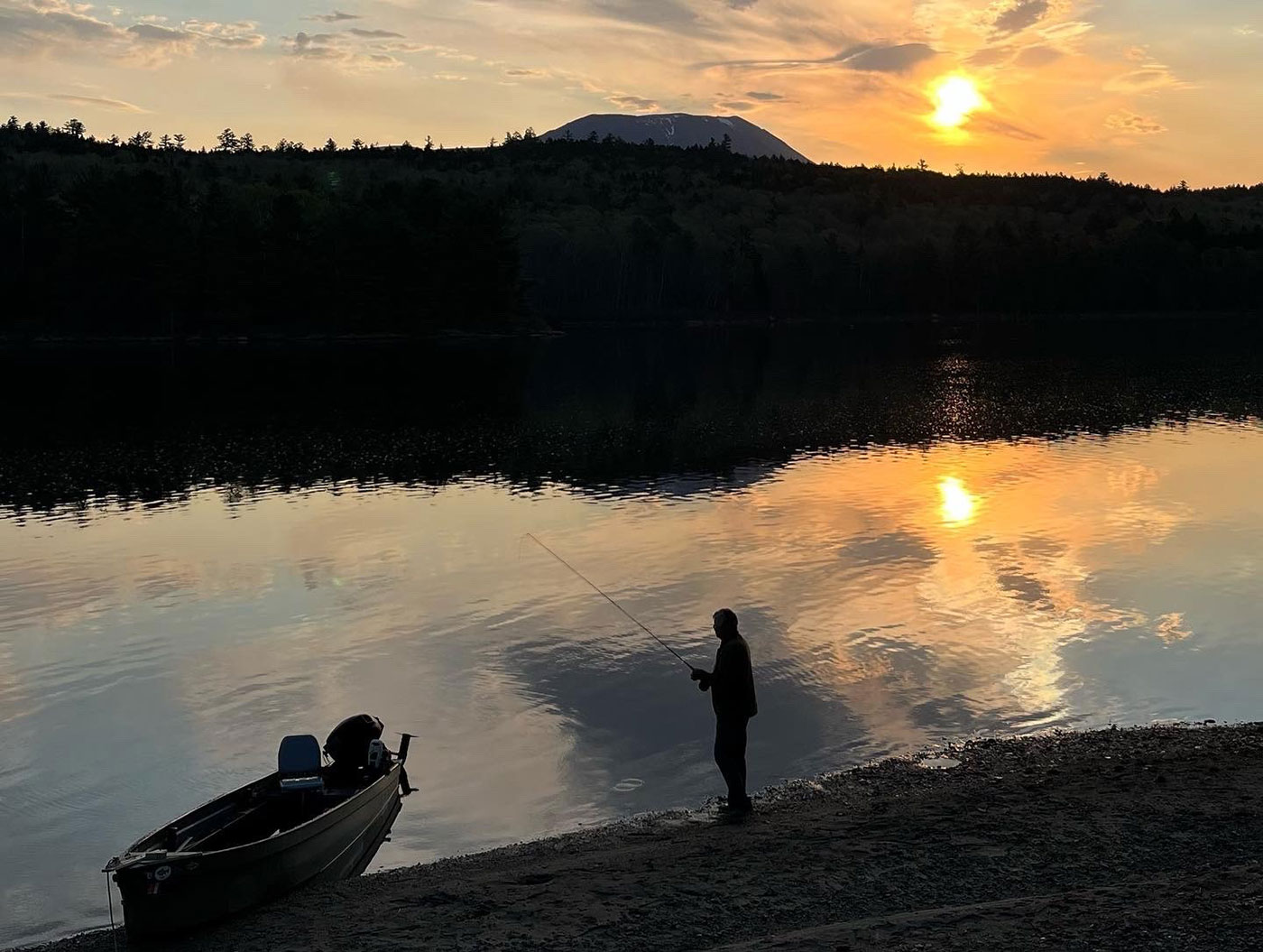 campsite at West Branch deadwater