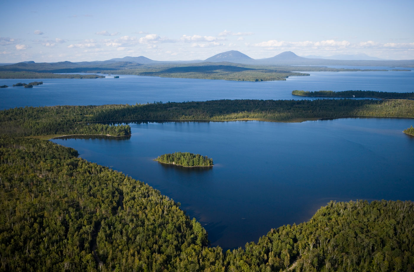 Aerial view of Moosehead Lake by JMonkman/NRCM