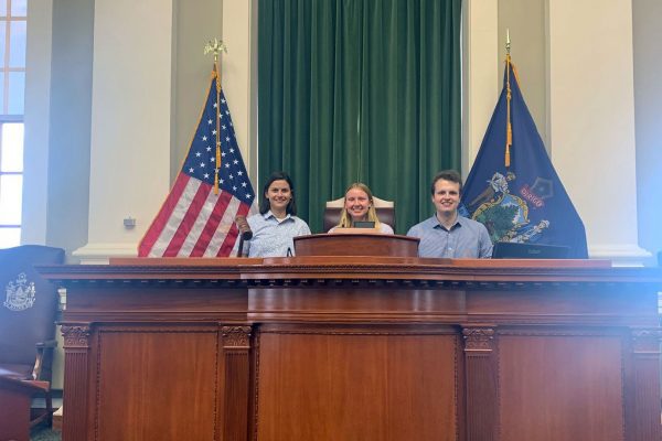 NRCM interns at Maine State House