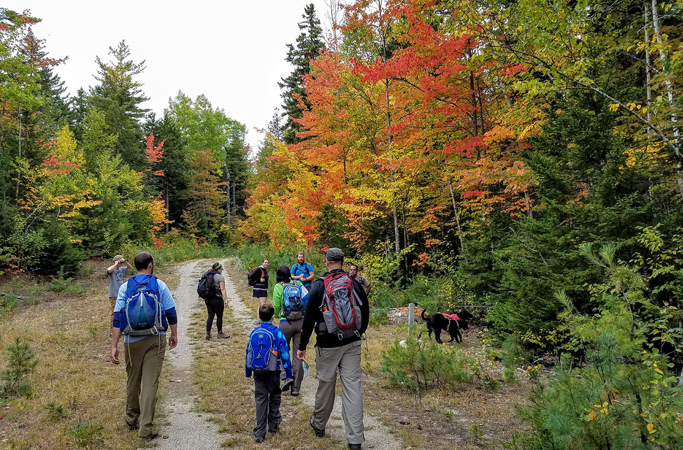 people hiking at National Monument