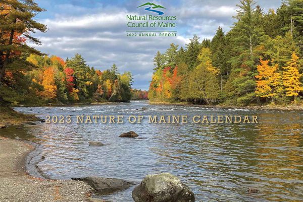 2023-calendar-cover 2023 Nature of Maine calendar cover