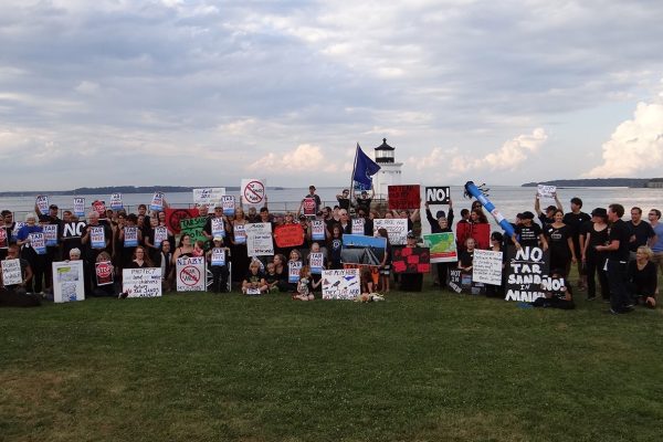 tar sands rally Bug Light South Portland