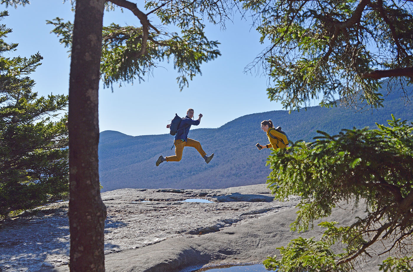 jumping on Table Rock