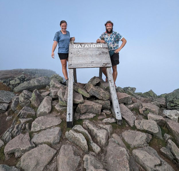 at Katahdin summit