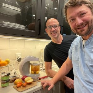 making homemade baby food