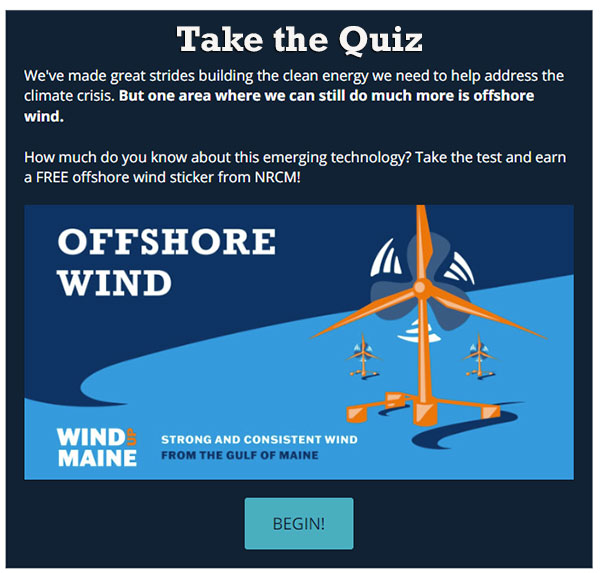 Take our offshore wind quiz