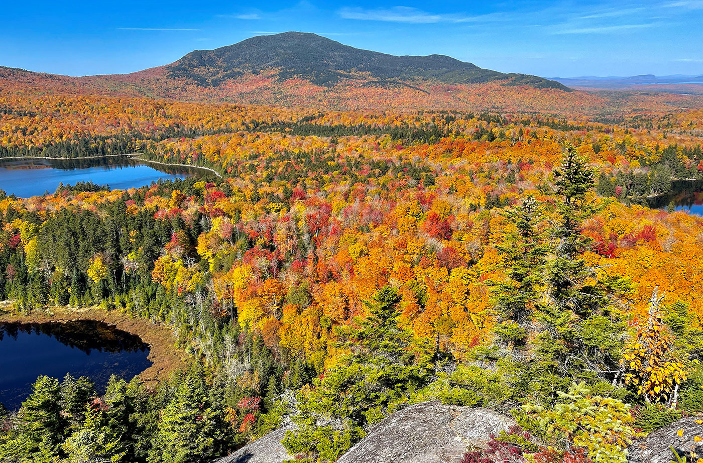 Little Moose public land in fall colors