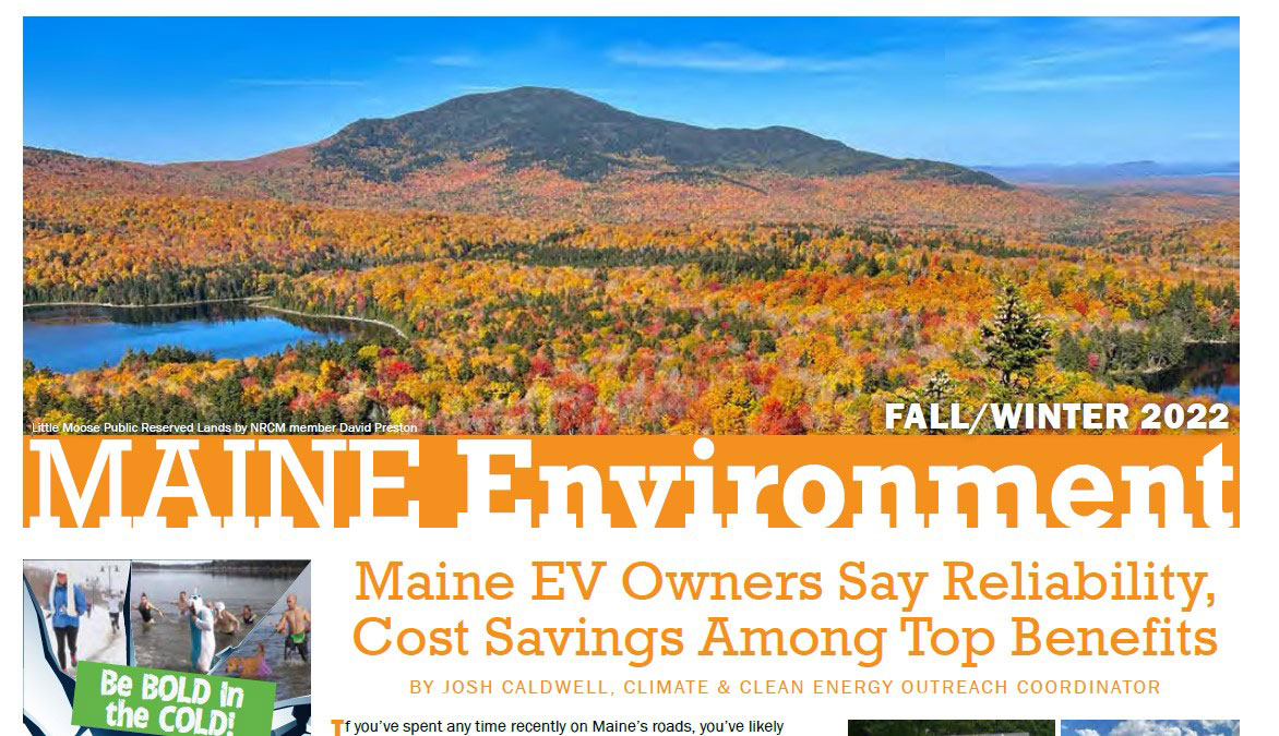 fall 2022 Maine Environmenta banner