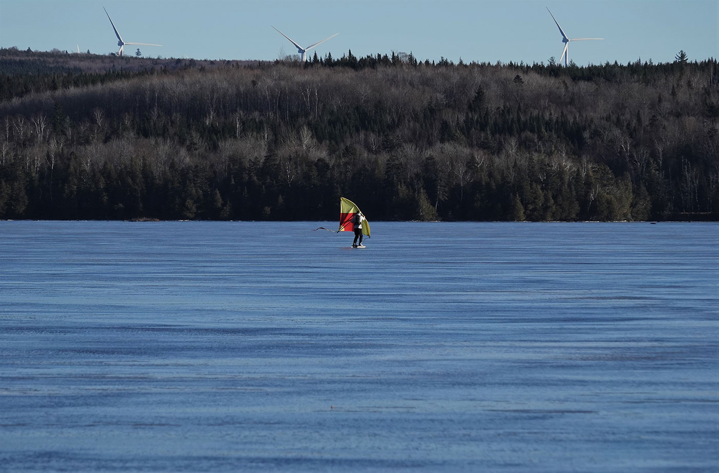 Wing sailing in Somerset County by Stacey Keefer