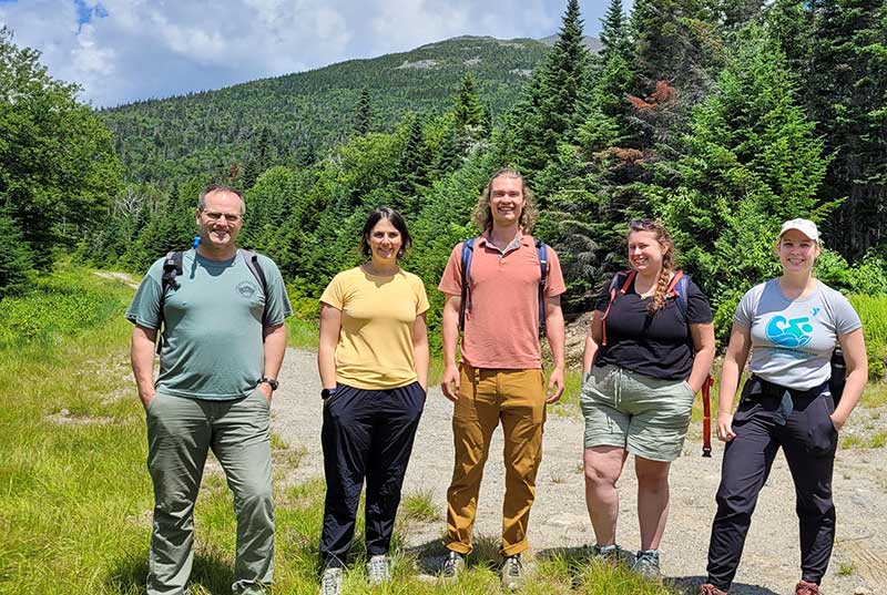 Outreach staff at Mt. Abraham