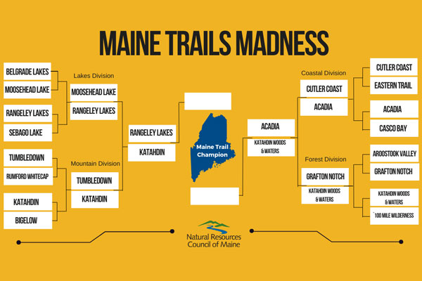 Maine trails bracket graphic