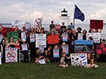 Tar sands rally at Bug Light