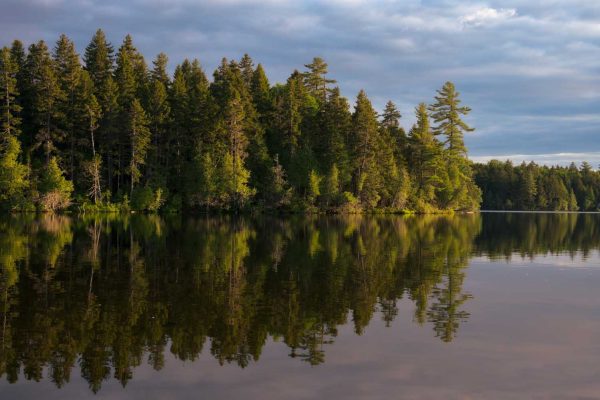 A pair of fishermen on Big Reed Pond