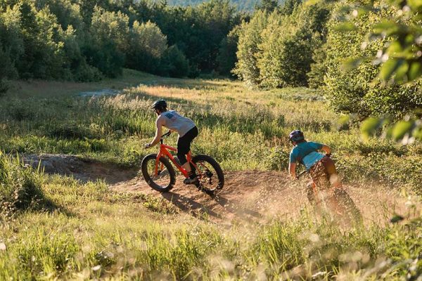 Mountain Biking at Mt. Abram, by Andy Gagne