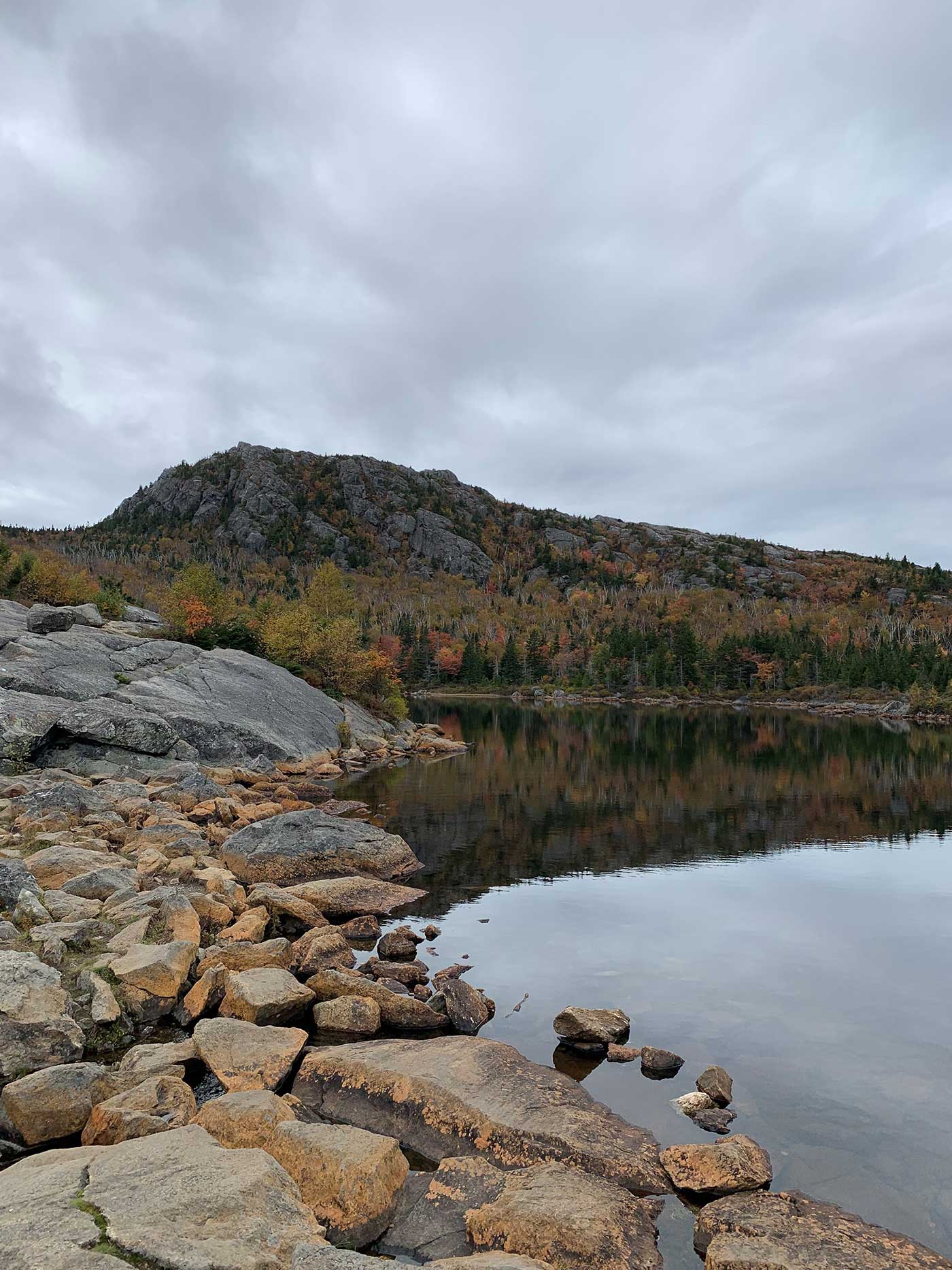 Tumbledown Mountain and pond