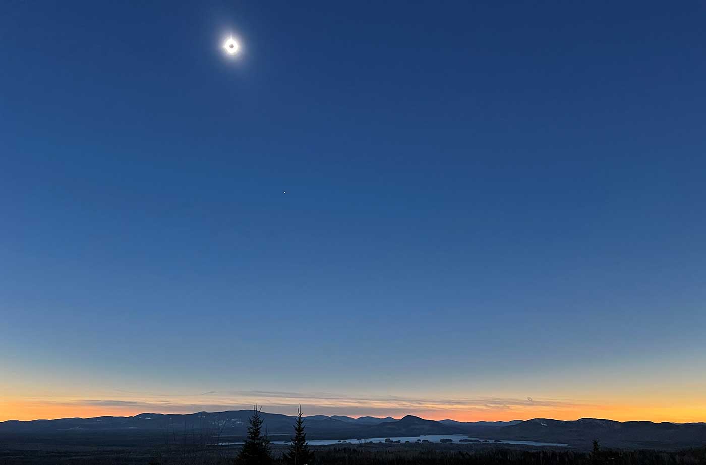 total eclipse as seen from Jackman