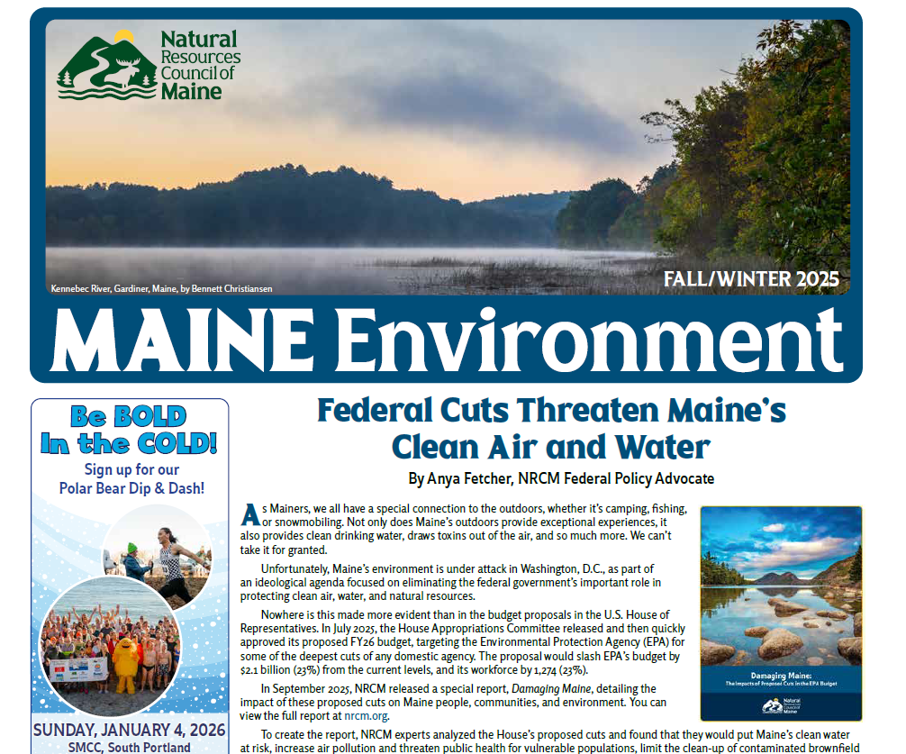 top of the fold photo of 2025 fall-winter newsletter