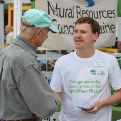 Todd Martin at Greenfest NRCM's Todd Martin at Greenfest